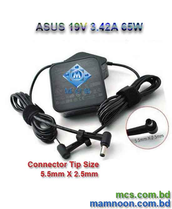Asus Laptop Adapter Charger 19V 3.42A 65W 5.5mm X 2.5mm