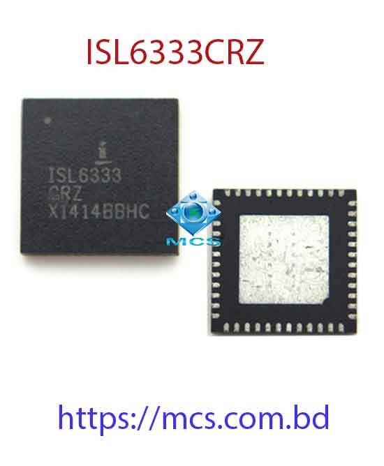 Intersil ISL6333 ISL6333CRZ QFN 48 Laptop IC Chip