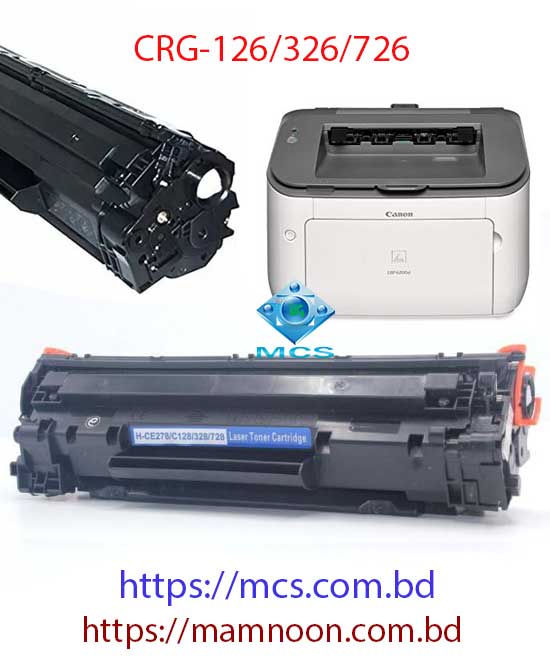 Canon LBP6200D 6230Dw Laser Printer Toner Model CRG126 326 726