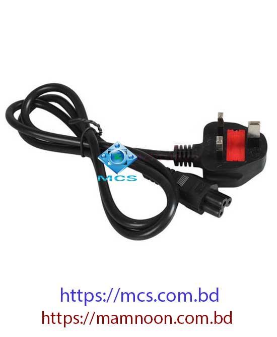 AC Power Cable 3 Pin With Fuse High Quality Small Port