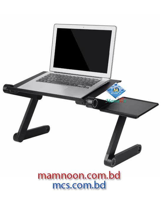 Laptop Protable Table Stand With Mouse Tray Big Cooling Fan – T9