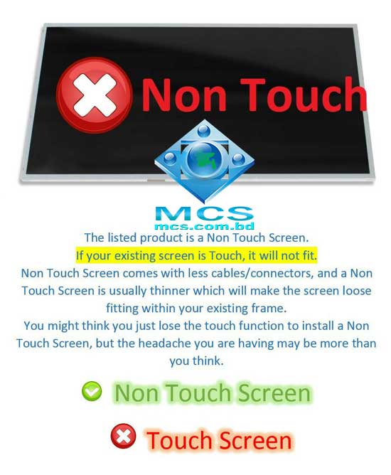 Non touch screen
