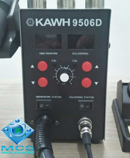 Kawh 9306D Digital Lead Free Automatic Hot Air Gun Solder Rework Station 4