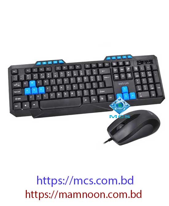 Astrum KC110 Wired Keyboard And Mouse Combo Bangla Layout