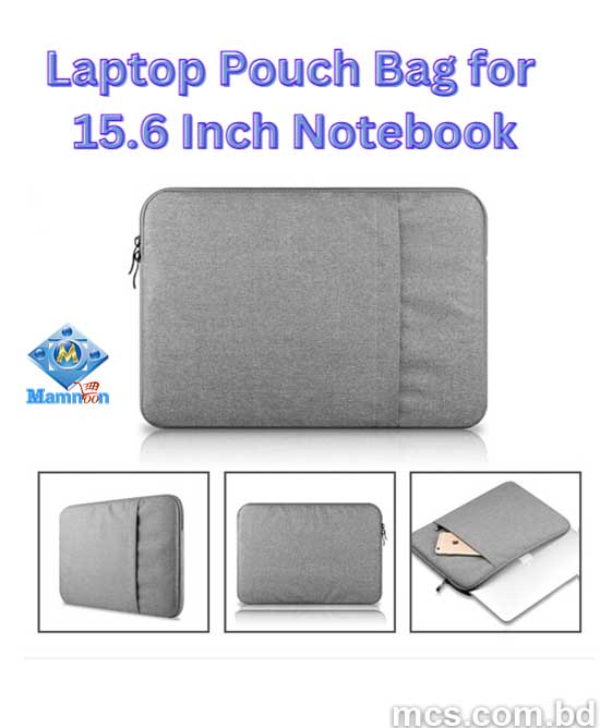 Laptop Pouch Bag for 15.6 Inch Notebook With Zipper