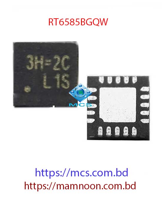RT6585BGQW RT6585B 3H1B 3H2A 3H2D 3HXX Laptop IC Chip