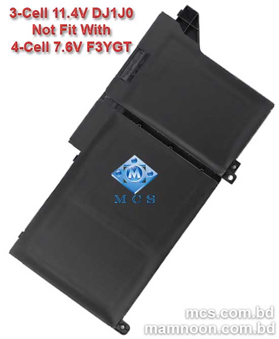 3 Cell Battery For Dell Latitude 12 13 14 7000 Series 7280 7290 7380 7390 7480 7490 DJ1J0 PGFX4 ONFOH 9W9MX B