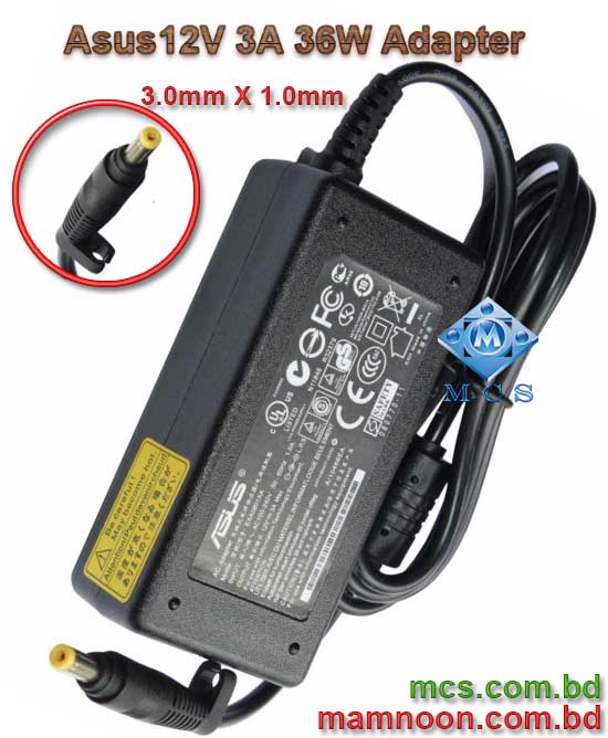 Asus Laptop Adapter Charger 19V 3A 36W 4.8mm X 1.7mm 2