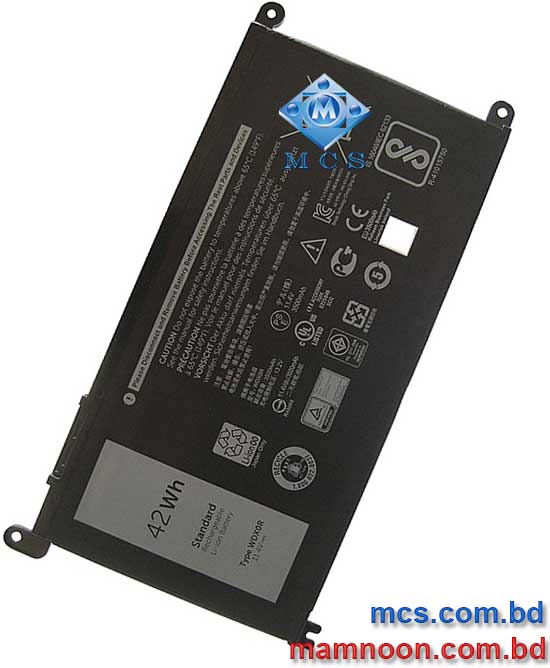 Battery For Dell Inspiron 13 5368 5378 5379 7368 7378 Inspiron 15 5565 5567 5568 7569 7570 5578 7579 WDX0R
