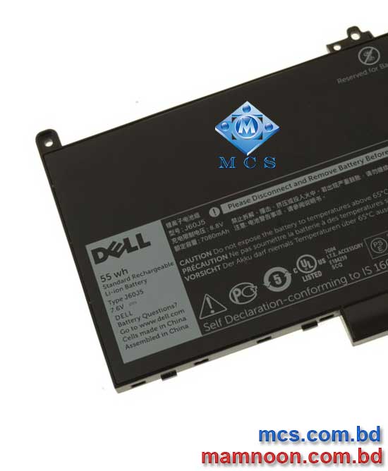 Battery For Dell Latitude 12 14 7000 Series 12 E7270 12 E7470 14 E7470 14 E7270 J60J5 MC34Y P26S 242WD 3