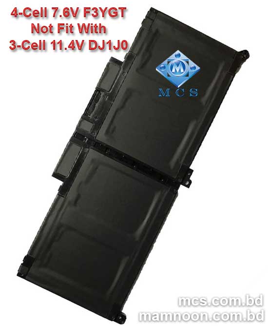 Dell Latitude 12 13 14 7000 Series 7280 7290 7380 7390 7480 7490 4 Cell Battery F3YGT P28S KG7VF V4940 MYJ96 B