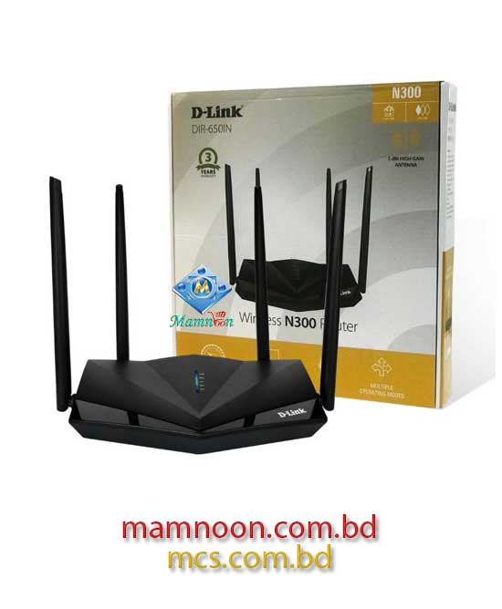 D Link DIR 650IN N300 300mbps Wireless WiFi Router
