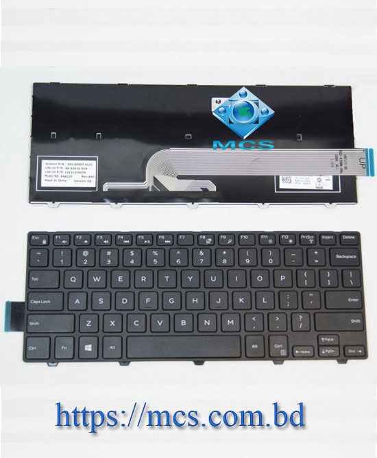 Dell Laptop Keyboard Inspiron 14 3000 Series 3441 3442 3443 3445 3451 3452 3458 M