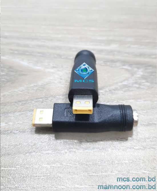 Lenovo Slim Square USB Type Universal DC Power Supply Adapter Connector Converter M