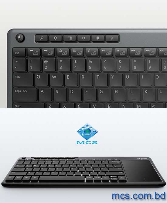 Rapoo K2600 Wireless Touch Pad Keyboard With Bangla 1