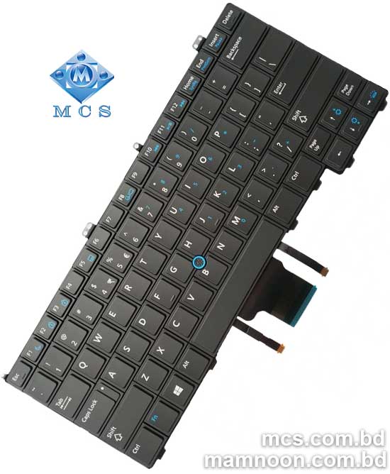 Keyboard For Dell Latitude 12 7000 E7440 E7420 E7240 E7420D Series Laptop With Backlit Tracking Point