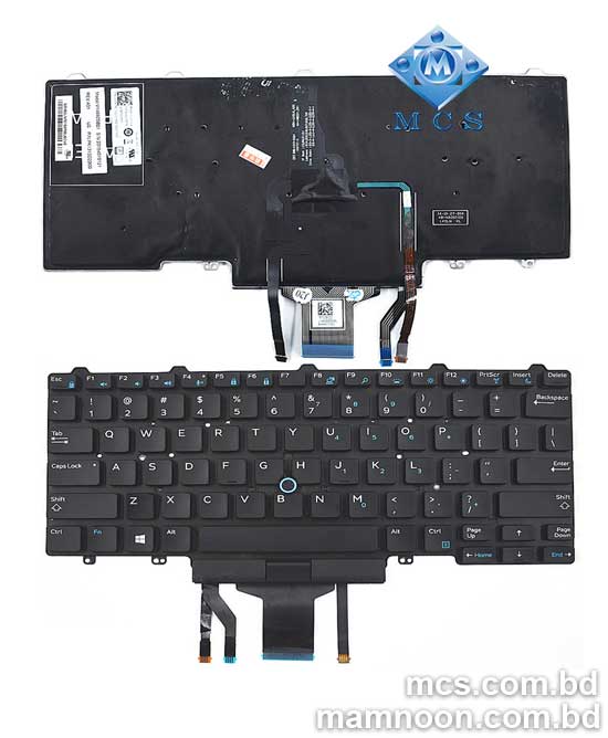 Keyboard For Dell Latitude E5450 E5470 E5480 E5490 E7450 E7470 E7480 Series Laptop With Backlit Tracking Point M