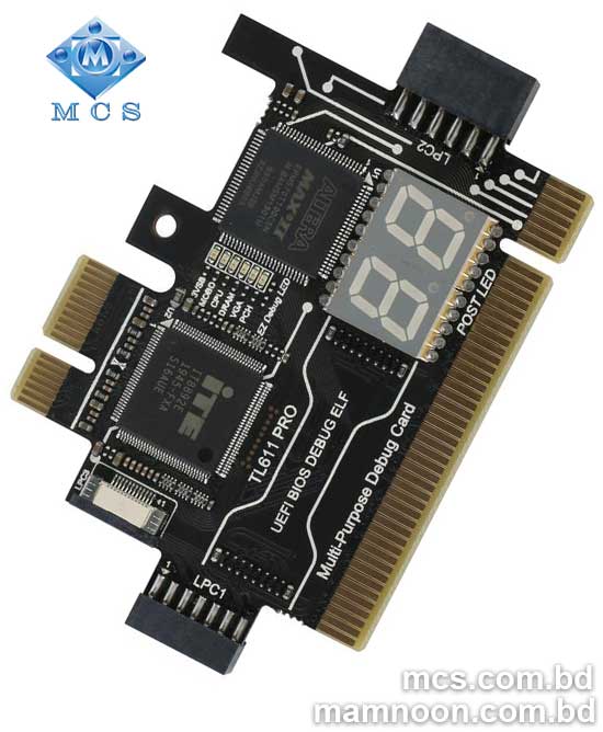 TL611 Pro Universal PCI PCI E Mini PCI E LPC Analyzer Cards Black