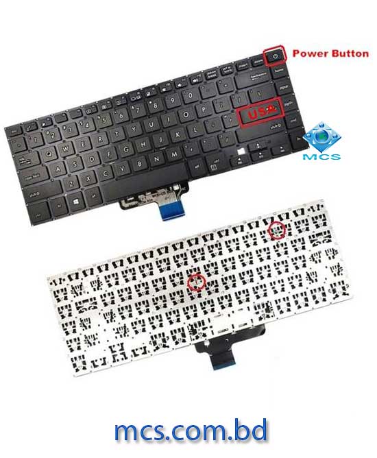 Keyboard For ASUS VivoBook S15 S510 S510U S510UA U5100UQ X510 X510U X510UA X510UN X510Q