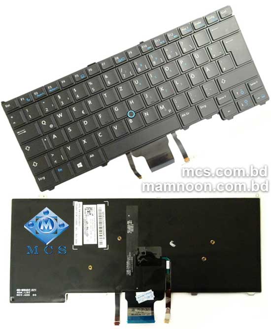 Keyboard For Dell Latitude 12 7000 E7440 E7420 E7240 E7420D Series Laptop With Backlit Tracking Point M