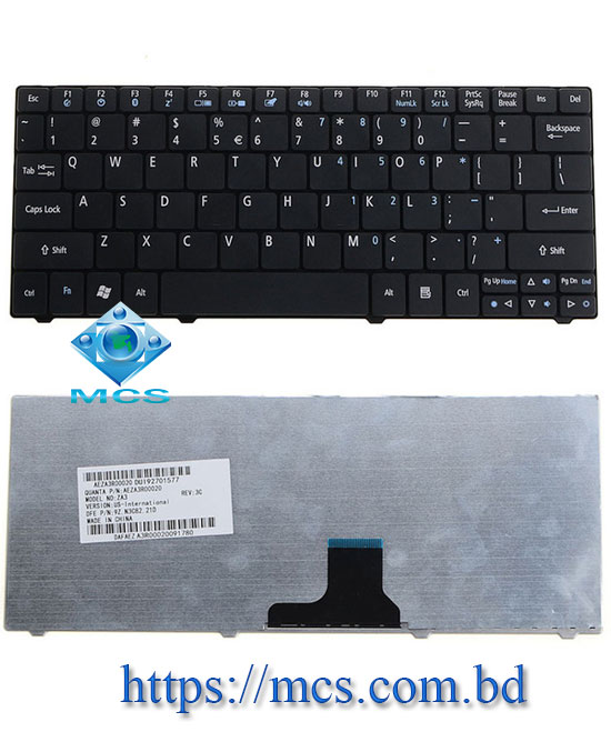 Laptop Keyboard Acer Aspire One ZA3 ZA5 ZH7 751 752 753 721 722 1410 1420 1430 1810 1820 1830 SJM11 MS2298 P1VE6