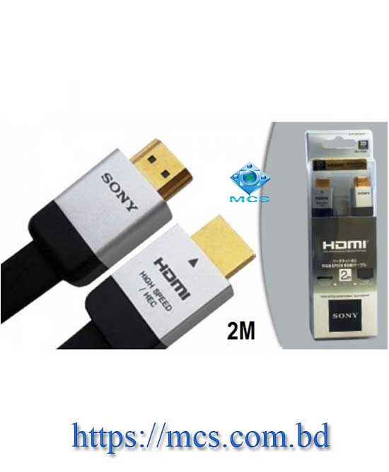 Sony High Speed HDMI Cable 2 Meters