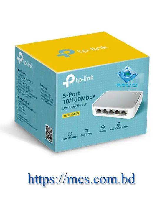 TP-Link-TL-SF1005D-10-100Mbps-5-Port-Switch TP Link TL SF1005D 10 100Mbps 5 Port Switch