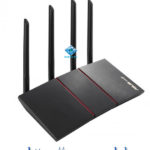 ASUS RT AX55 AX1800 1800 Mbps Dual Band WiFi 6 Gigabit Router
