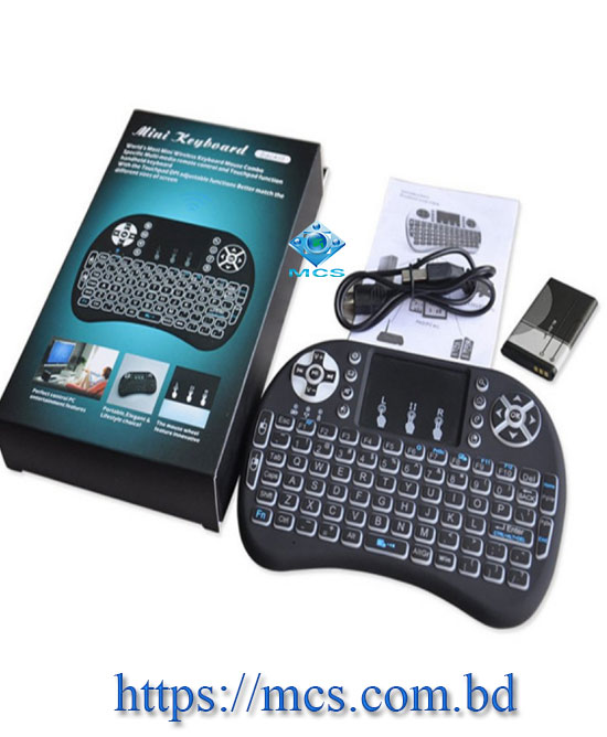Mini Wireless Keyboard With Backlit Touchpad For Android TV Box And PC2 1