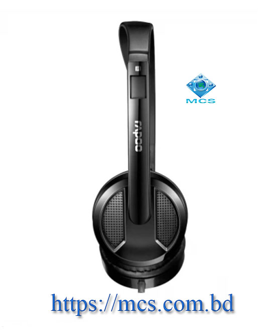 Rapoo H100 3.5mm Single Port Headphone Black1