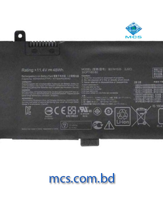 Battery For Asus Zenbook UX310UA UX310UQ UX310UQK UX3410UA UX410UQ UX410UQK PN 0B200 02020100 B31N1535 1