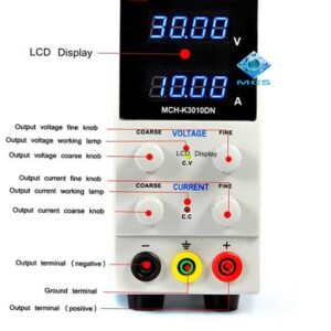 MCH K3010DN 0 30V 0 10A Adjustable Display Stabilized Voltage Repair Power Supply