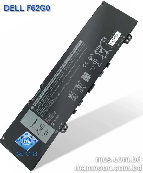 Battery For Dell Inspiron 13 5370 7000 7373 7386 7370 7380 13MF PRO Vostro 13 5370 PN F62G0 P83G 3