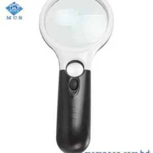 6902AB 45X22mm 3X75mm Magnifying Glass Magnifier With 3 LED