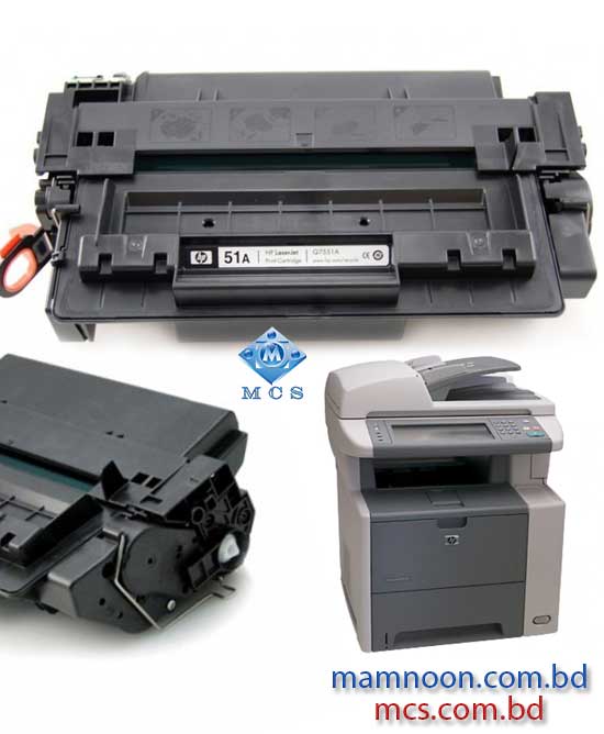 HP LaserJet P3005 M3035 M3027 Printer Toner Cartridge Fits Model 51A Q7551A