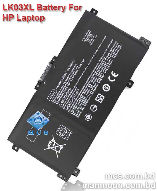 LK03XL Battery For HP Envy X360 15 BP 15 BQ 15 CP 15 CR 17 AE 17 BW