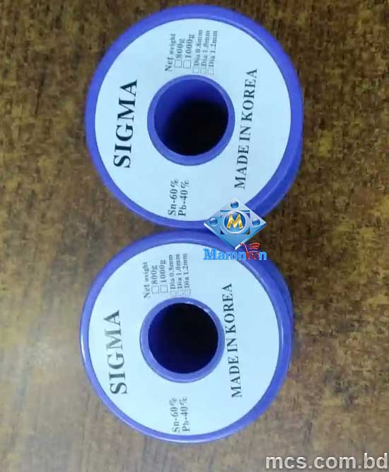 Korean Sigma Solder Wire Tin Lead Rung – 0.8mm 0.1mm 1.2mm Best Quality 2