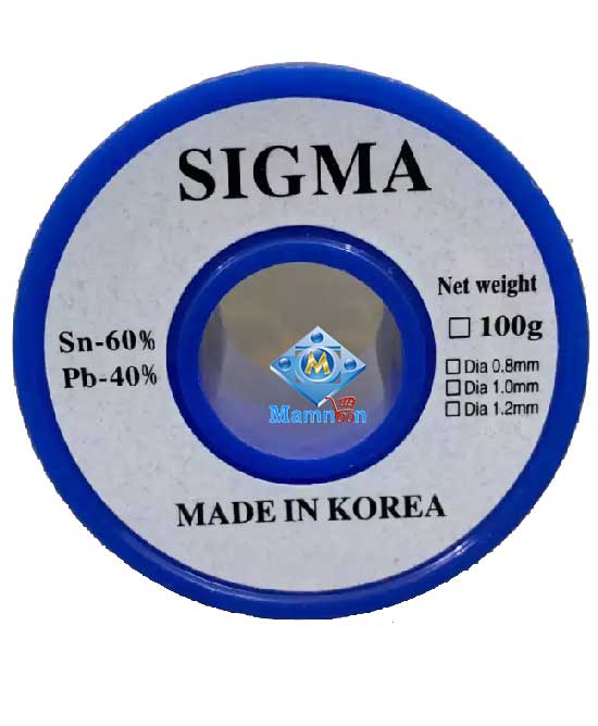 Korean Sigma Solder Wire Tin Lead / Rung – 0.8mm / 0.1mm / 1.2mm Best Quality