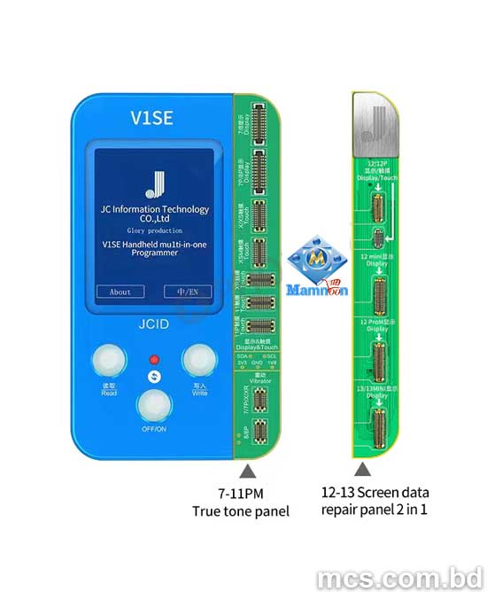 JCID V1SE Programmer Photosensitive Color Touch Shock Battery Fingerprint SN For iPhone 6 13