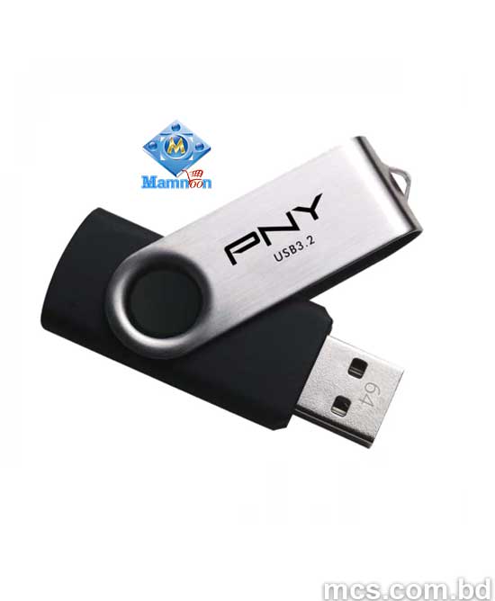 PNY Turbo Attache R 64GB USB 3.2 Pen Drive