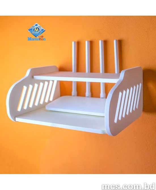 WiFi Router Stand Double Decker Wall Mounted