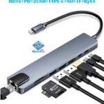 8 in 1 Type-C to HDTV Multifunction Adapter