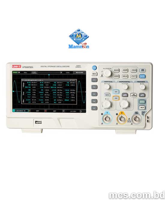 UNI-T UTD2072CL 70Mhz Oscilloscope 2-Channel