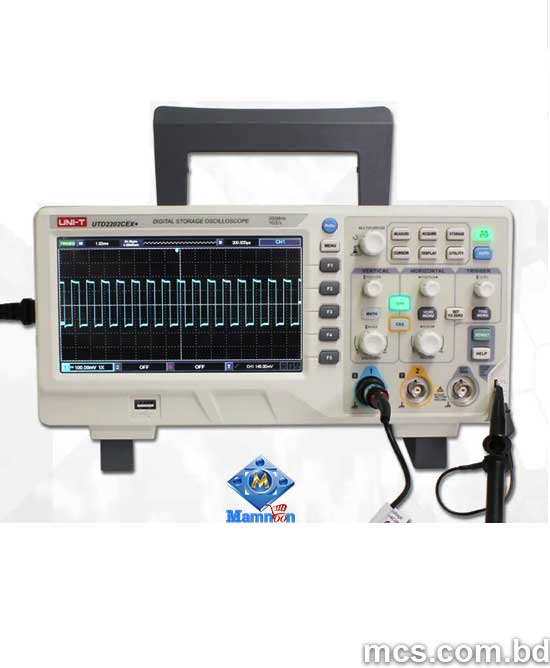 UNI T UTD2202CEX 200Mhz Oscilloscope 2 Channel.6