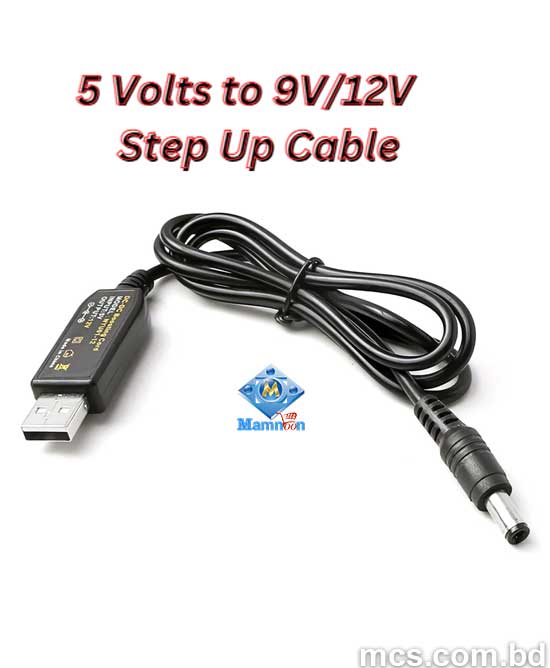 5v to 9v or 5v to 12v Step Up Cable USB Converter.4