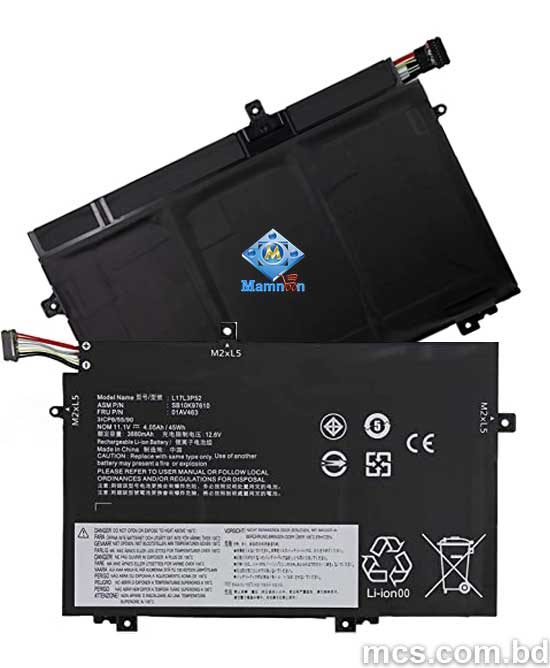 Battery For Lenovo Thinkpad L480 L480-20L L580 L580-20L L590 L590-20Q Series