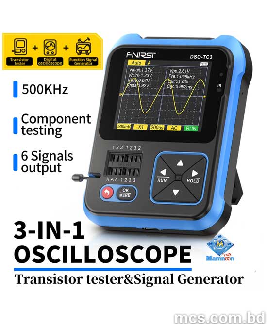 FNIRSI DSO-TC3 3in1 Digital Oscilloscope