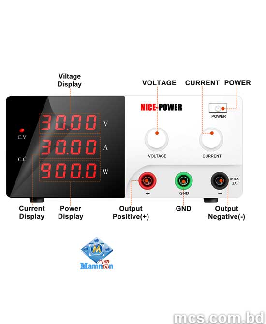 NICE POWER R SPS3030 30V 30A 4 Digit DC Power Supply.3