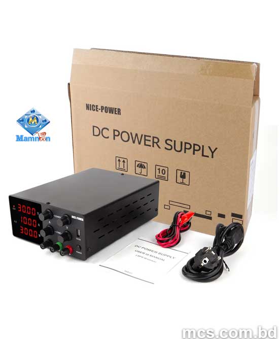 Nice Power SPS W3010 30V 10A 300W 4 Digit Black Power Supply.6