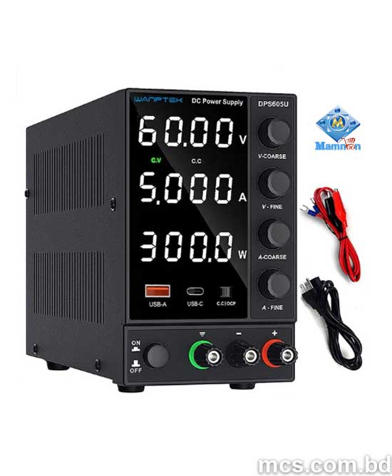 Wanptek DPS605U 60V 5A 300W 4-Digit Power Supply
